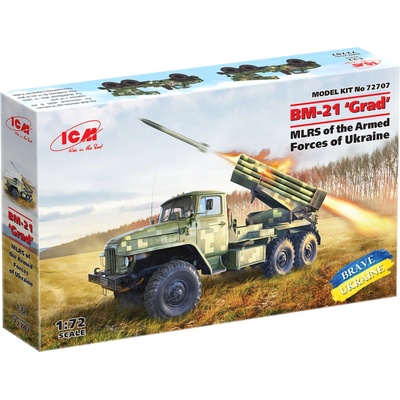 ICM BM-21 Grad MLRS of the Armed Forces of Ukraine 1:72