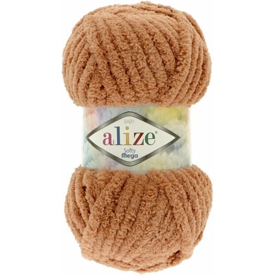 Alize Softy Mega 261 hnedá