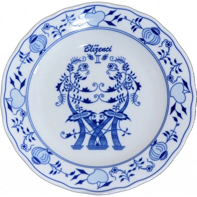 Český porcelán Dubí Cibulák talíř zvěrokruh Beran 24 cm