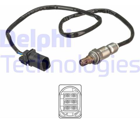 ES21204-12B1 DELPHI Lambda sonda