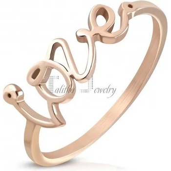 Image 1 of Talitha Златист дамски пръстен „Love