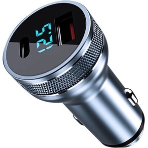  Mobilly зарядно устройство за кола, 1xUSB-A+1xUSB-C, 36W, бързо зареждане QuickCharge 3.0, PowerDelivery (XXX)