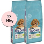 PURINA DOG CHOW PUPPY Агнешка и Ориз 2 x 14 кг