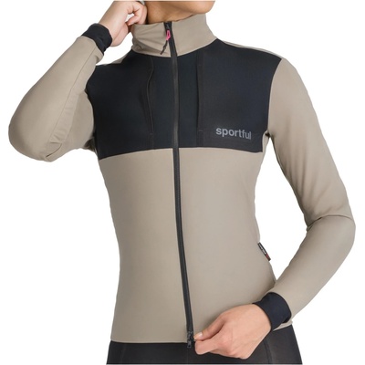 Sportful Дамско термо яке за колоездене Sportful Women's Supergiara 2 Jacket Cycling jacket - Beige (151-0778-0113)