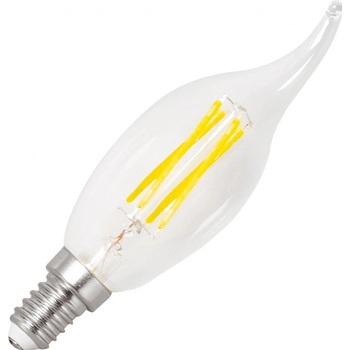 LEDsviti Stmívatelná LED žárovka E14 retro 4W svíčka Teplá bílá