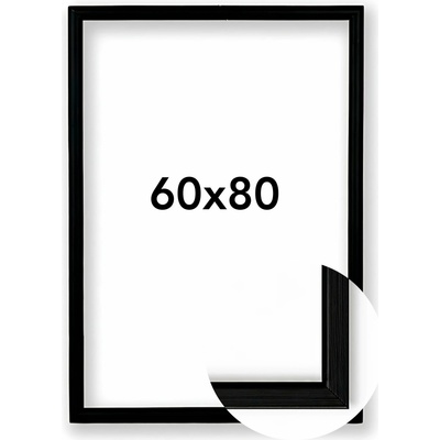 Fotorámeček Virginia Rozměr: 60 x 80 cm, Barva: Černá, Typ zasklení: Plexi