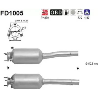 AS Filtr pevných částic ASA FD1005
