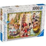 Ravensburger Пъзел Ravensburger от 1000 части - Мики и Мини на ваканция (12000498)
