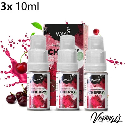Way to Vape Cherry 3 x 10 ml 3 mg