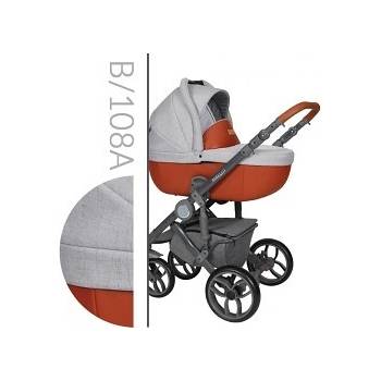 Baby Merc Bebello Grey B108A šedá + oranžová 2018