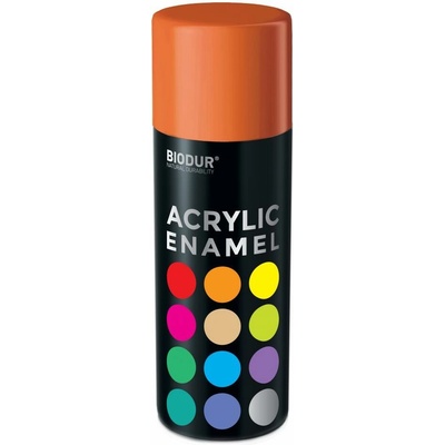 Biodur akrylový email v spreji 400 ml oranžová
