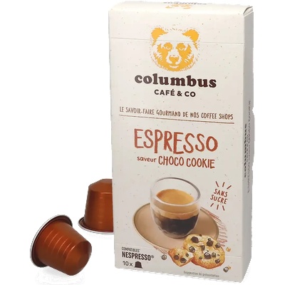 Columbus Café | Еспресо шоколадови бисквити - 10 капсули за Nespresso®