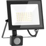 Mexen Luxpro+ LED прожектор с сензор за движение, 30W, Студена - 6500K, 3300 lm, черен (L236-030-65-70)