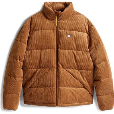 Tommy Jeans Яке Tommy Jeans Men's TJ Cord Shorts Quilted Insulated Short Puffer Jacket - Pecan Nut