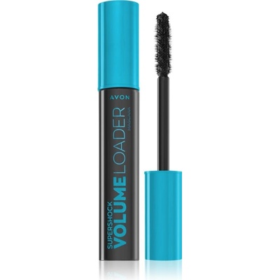 Avon SuperShock Volume Loader vodeodolná riasenka pre objem a zahustenie rias Black 10 ml