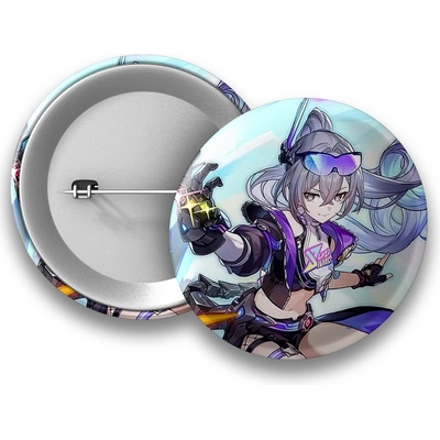 Honkai Star Rail placka Silver Wolf LV.999