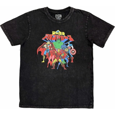 Tričko Avengers Japanese Čierna