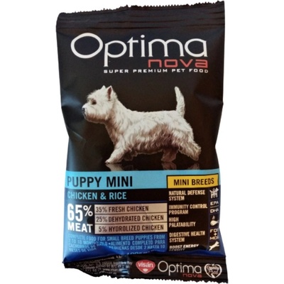 optimanova dog Puppy mini chicken & rice 0,1 kg