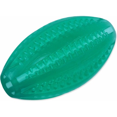 Dog Fantasy rugby loptička Dental Mint 9 cm
