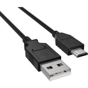  Кабел за зареждане Micro-USB, Черен (micro-50)