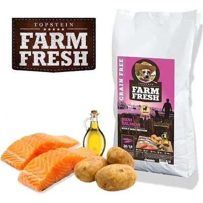 Topstein Farm Fresh Mini Salmon Grain Free 1,8 kg
