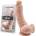 Реалистично дилдо с изразени вени и вендуза, 20, 5см. - ToyJoy Get Real Flesh (D-234569)
