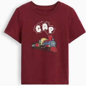 GAP Детска тениска с логото на GAP GAP | Cherven | Момчешки | 18-24 месеца