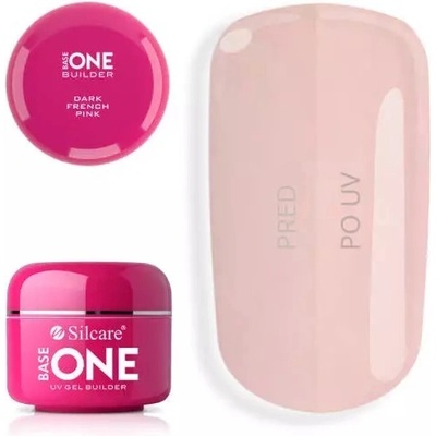 Silcare UV gél Base One French Pink Dark 50g