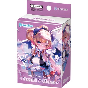 Bushiroad Hololive Official Card Game: Start Deck - Purple Yuzuki Choco (hOCG-hSD04e) - ozone