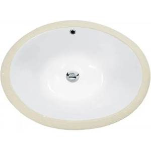 Inter Ceramic Мивка за баня ICC 5642, монтаж под плот, порцелан, бял, 56x42x18см (5642)