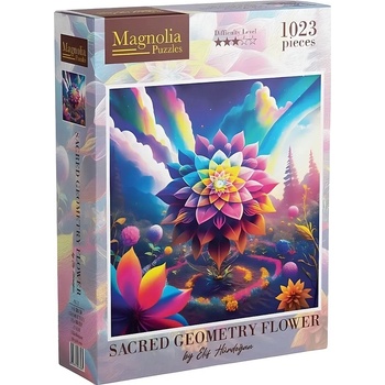 Magnolia Пъзел Magnolia от 1023 части - Необикновено цвете (8612)