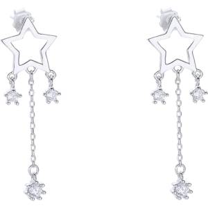 Silenti Jewelry Сребърни обеци "Волност