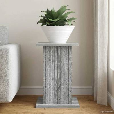 vidaXL Стойка за растения Сива сонома 30, 5 x 30 x 43 см (899810)