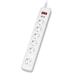 Roline SURGE Protector 6x, 1.8m, White, Roline 19.07. 1606 (19.07.1606)