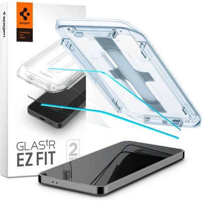 Стъклен Протектор за Samsung S24 FE, Spigen Glass tR EZ Fit 2бр. , Прозрачен (AGL08729)