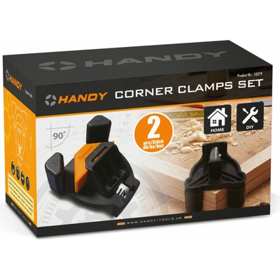 X-Tech Rohový upínací / fixačný set - 90˚ - 5-22 mm - 2 ks