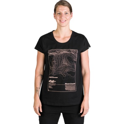 TR 4960OR dámske tričko s potlačou loose fit GAYLE Červená