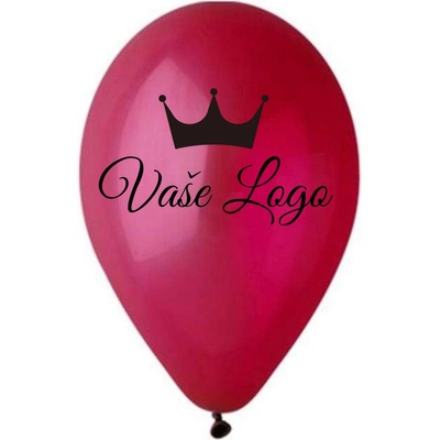 Svet balonku Balónik s logom Burgundy 26 cm