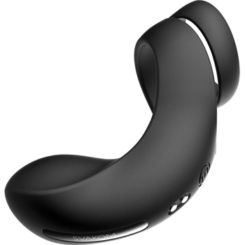 Image 1 of SVAKOM Benedict Double Ring Perineum Stimulator Black