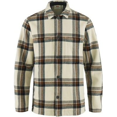 Fjallraven Singi flanelová svrchní košile chalk white-dark navy