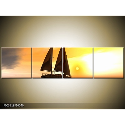 Moderní obraz F003218F16040 (Čtyřdílný 160x40 cm)