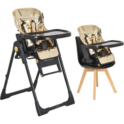 Cangaroo Детски стол за хранене Tiramisu 2 в 1 златен-Limited (3801005152513)