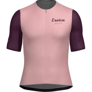 Santini Фланелка с къс ръкав за колоездене Santini Eroica Borgo Jersey Cycling jersey - Rosa - размер 3XL (056-3913-0217)