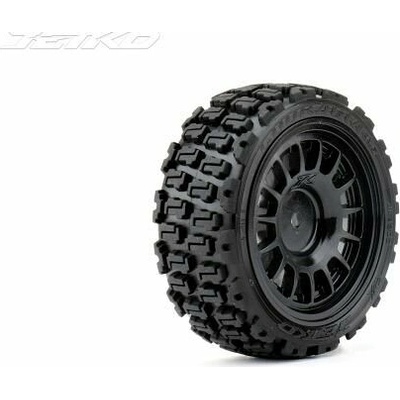 Jetko EX Couragia 1/10 Touring/Rally Tyre Black Wheel 12 mm Hex 4