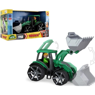 Lena 4407 Truxx plastový traktor s radlicí Barevný