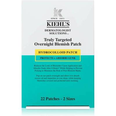 Kiehl's Truly Targeted Overnight Blemish Patch náplasti na problematickou pleť pro ženy 22 ks