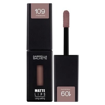 Gabriella Salvete Matte Lips dlouhotrvající tekutá rtěnka s matným efektem 109 Mocaccino 4,5 ml