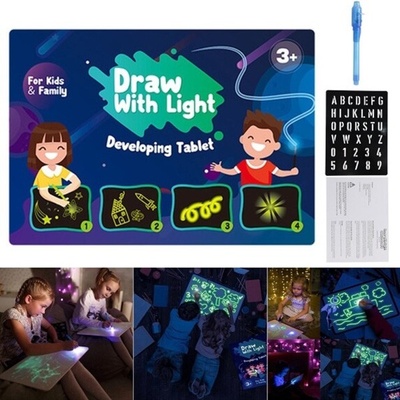 Osvetlená kresliaca tabuľa s LED perom veľkosti A5