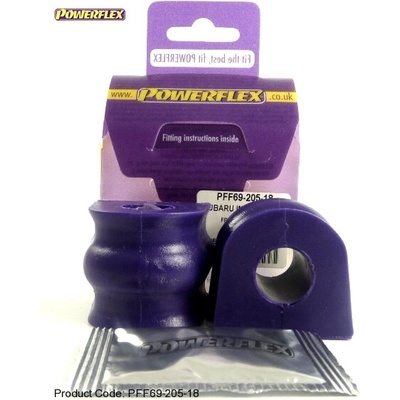 Powerflex Silentbloky Subaru Legacy BE/BH (98-04) Front Anti Roll Bar Bush 18mm (3)