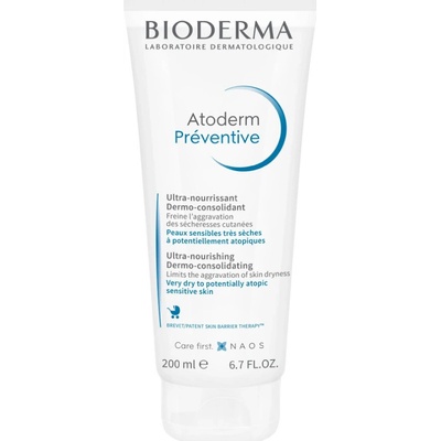 Bioderma Atoderm Préventive Ultra-nourishing Dermo-consolidating Cream 200 ml